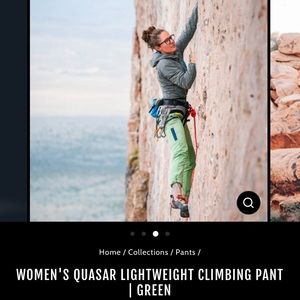 Creag Climbing Pants Size Small - FLAW